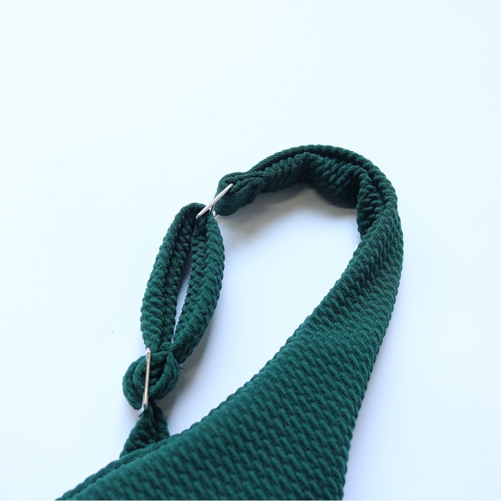 NWT - Emerald Green 2-Piece Padded Bikini Brazilian Bottom (Size: 6-8) - Picture 12 of 13
